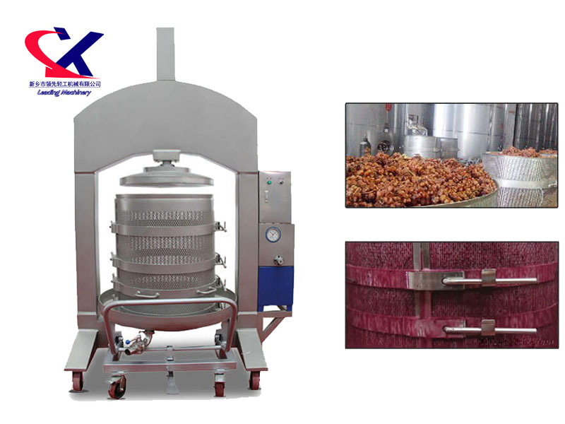 Box-Column Grape Pressing Machine